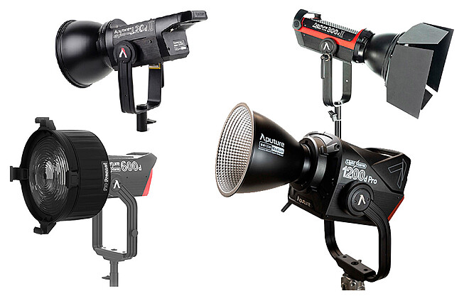 Rent a Aputure LS 1200D, 600d, C300D II, C120D II, & a bunch of