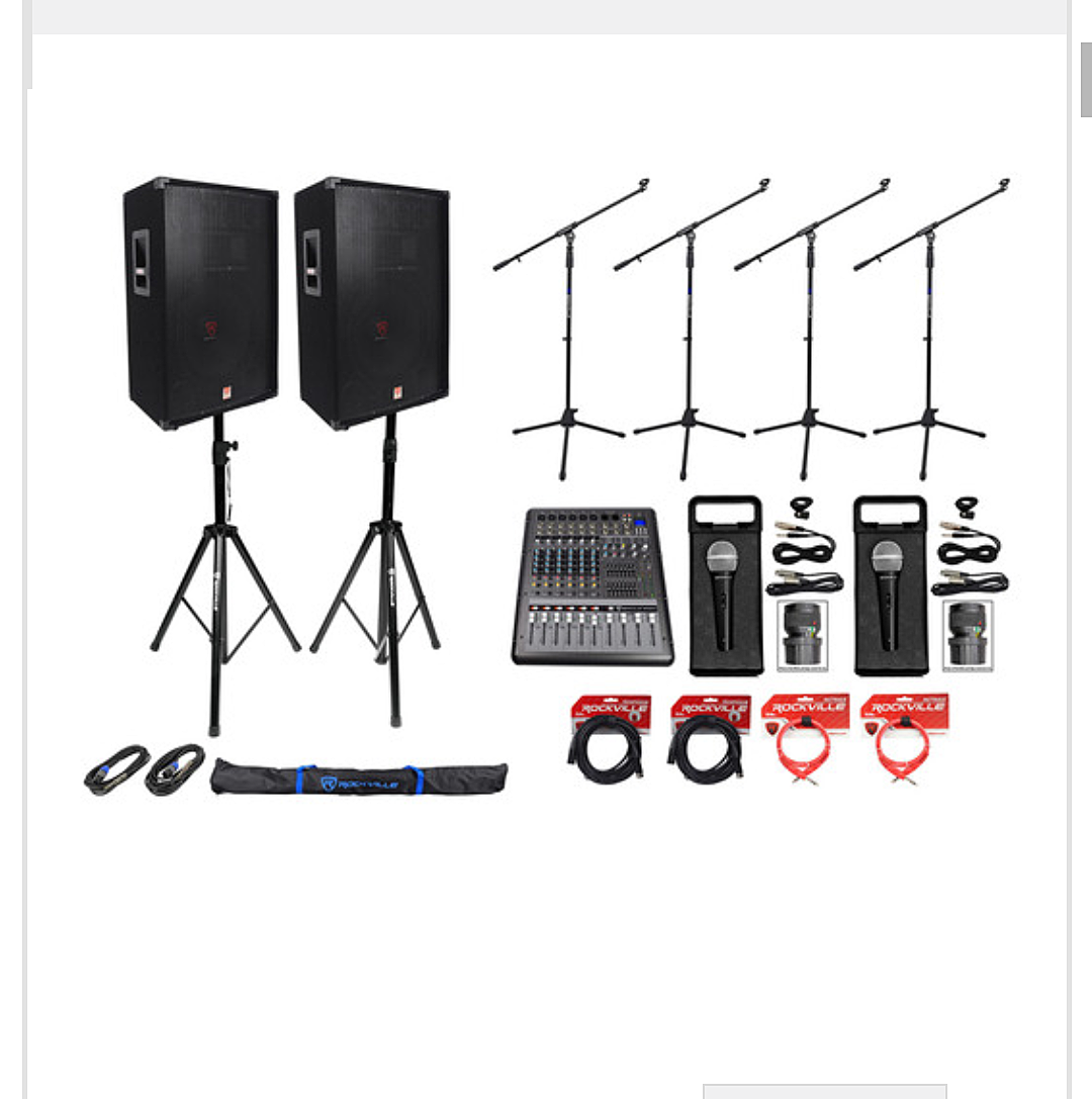 Rent a Rockville PA Speakers / PA System For Rent , Best Prices