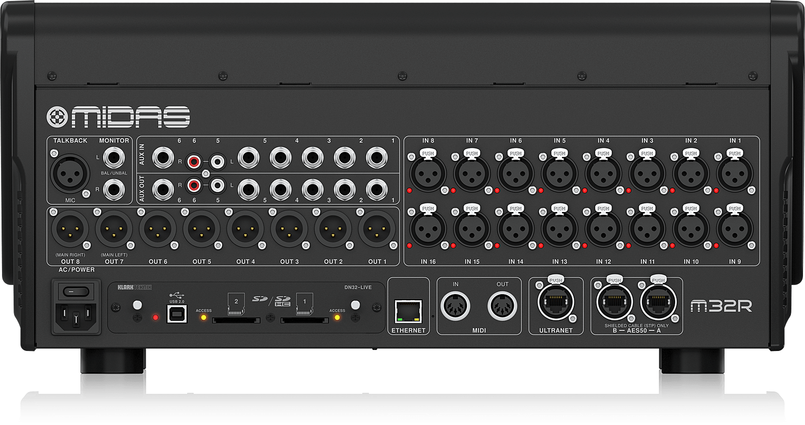 Rent a Midas M32R LIVE digital mixer - Dante option, Best Prices |  ShareGrid Los Angeles, CA