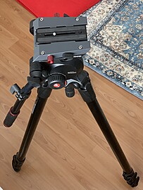 Manfrotto 504HD and 535K Midi Carbon Fiber System Tripod with Video Head