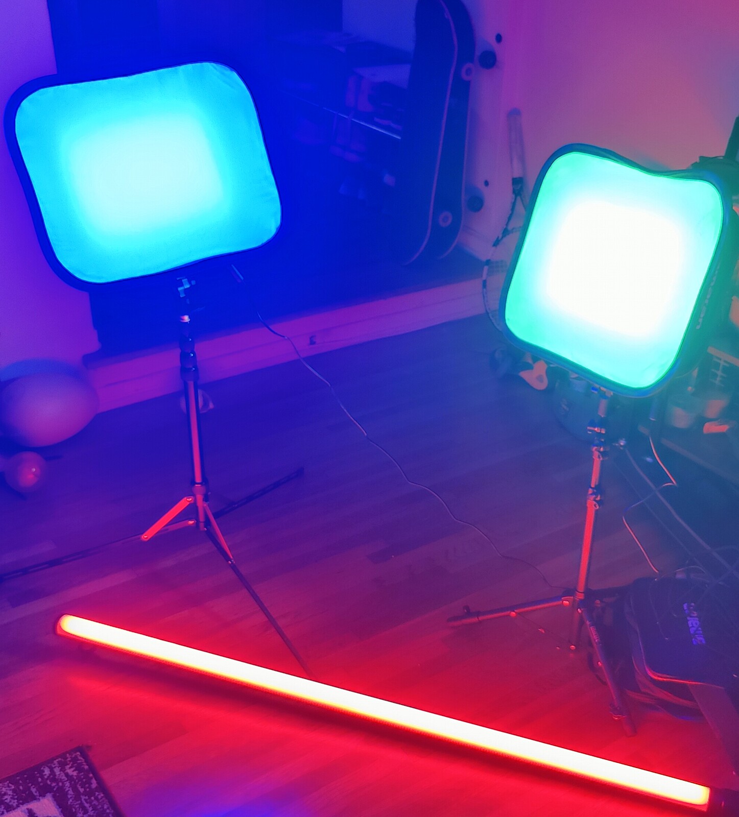 Rent a 3-Light Aputure RGB LED Kit, 2x P60c panels and a T4c 4-foot ...