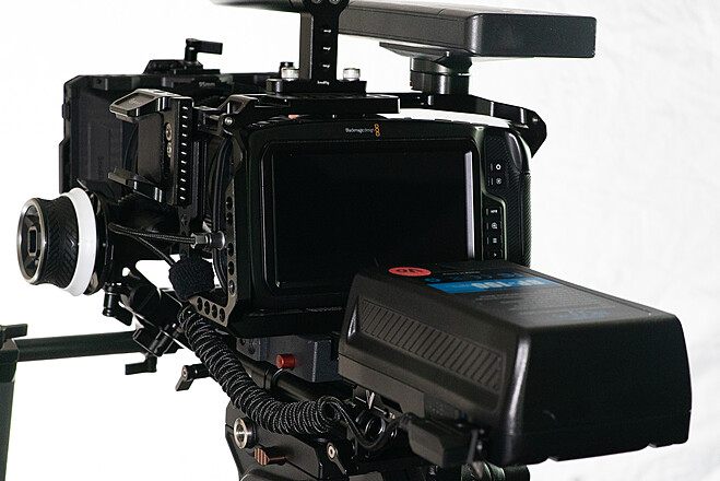 Rent a Blackmagic Design Pocket Cinema Camera 4K Shoulder Rig